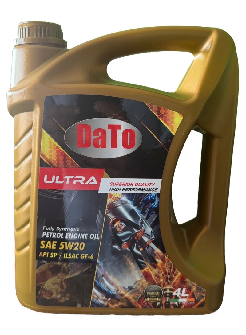داتو  زيت محرك صناعي بالكامل 5W20 سعة 4 لتر - Image 1