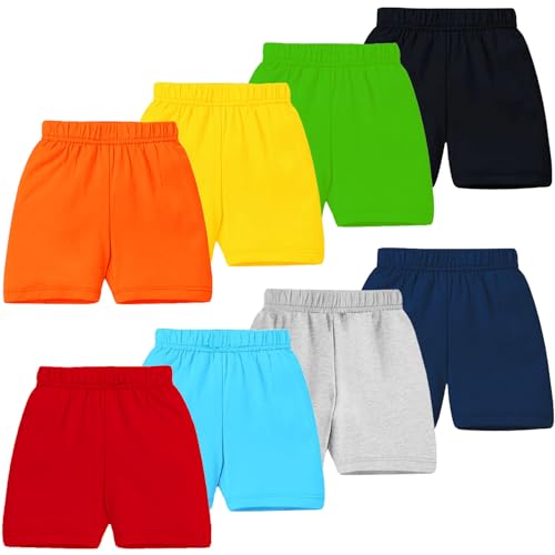 Kuchipoo Boys Regular Fit Cotton Shorts (KUC-SHT-139, Multicolor, 6-7 Years) - Pack of 8 - Image 2