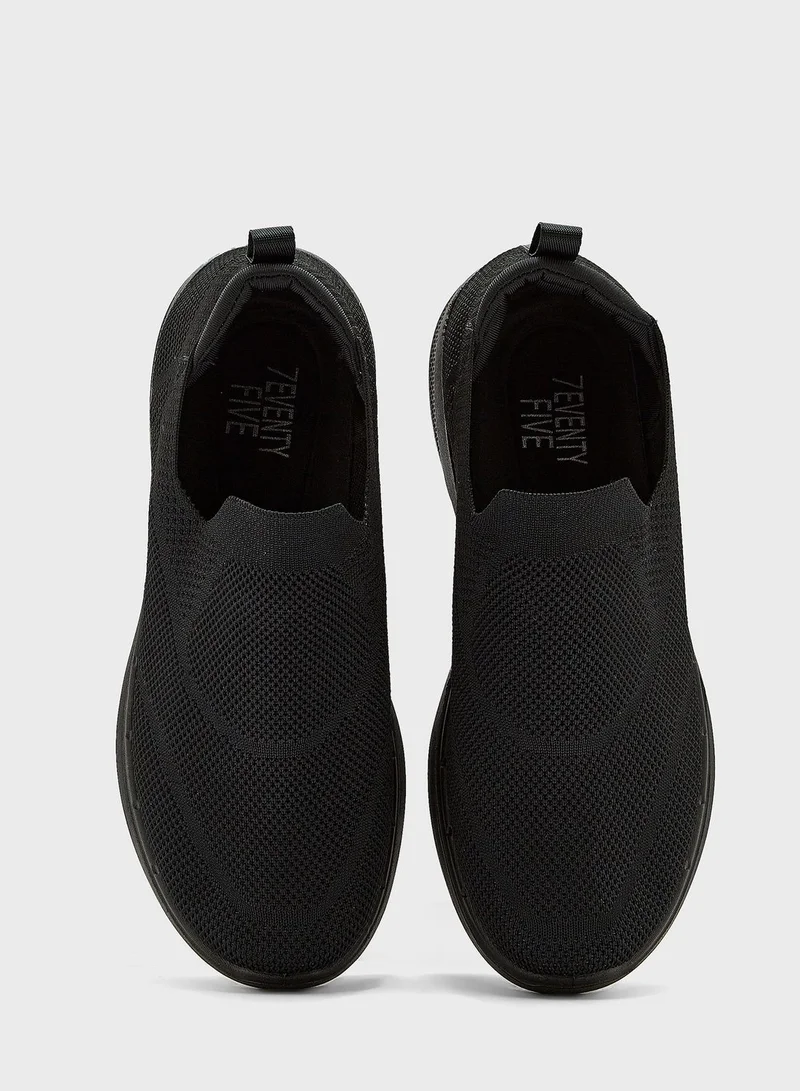 Seventy Five Flexible And Comfortable Knitted Slip Ons