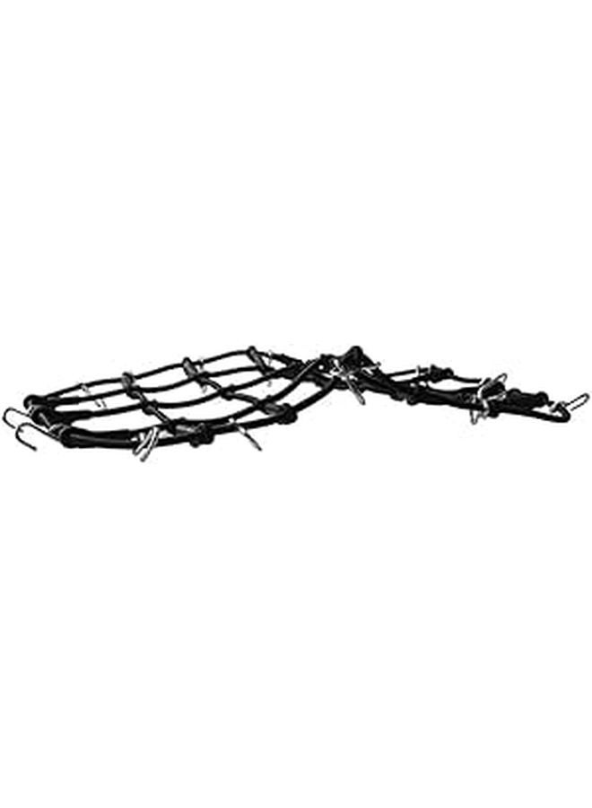 Black Elastic Car Roof Luggage Net Rack with Hooks for Cargo Storage and Organizing Accessories - Image 1
