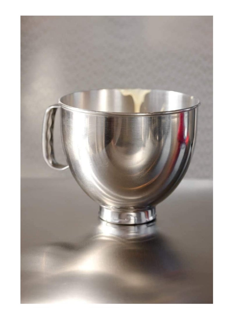 KitchenAid UK Stand Mixer With Pouring Shield, 275 W, Slate 4.3L 275 W 5KSM95PSBCU Contour Silver - Image 5