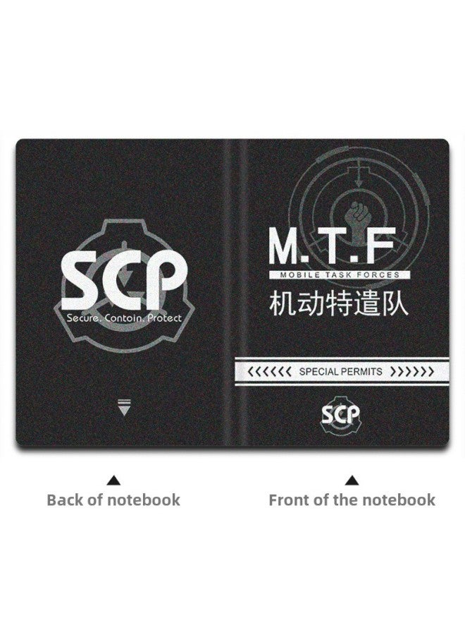 Diffuse Rhyme SCP Foundation Notebook Mobile Task Force LEVEL5 Creative Student Portable Notepad-Color:O-32 Mobile Task Force  - Image 5