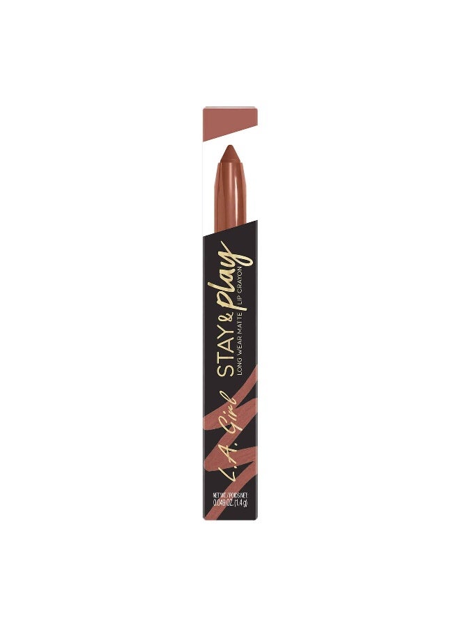 LA Girl Stay And Play Matte Lip Crayon Stay With Me Stay With Me