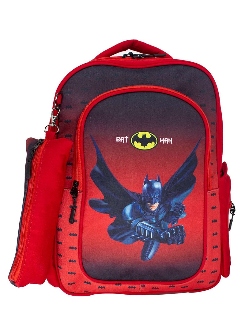 Gharibo Bags - School backpack model 13 BatMan1 - Image 1