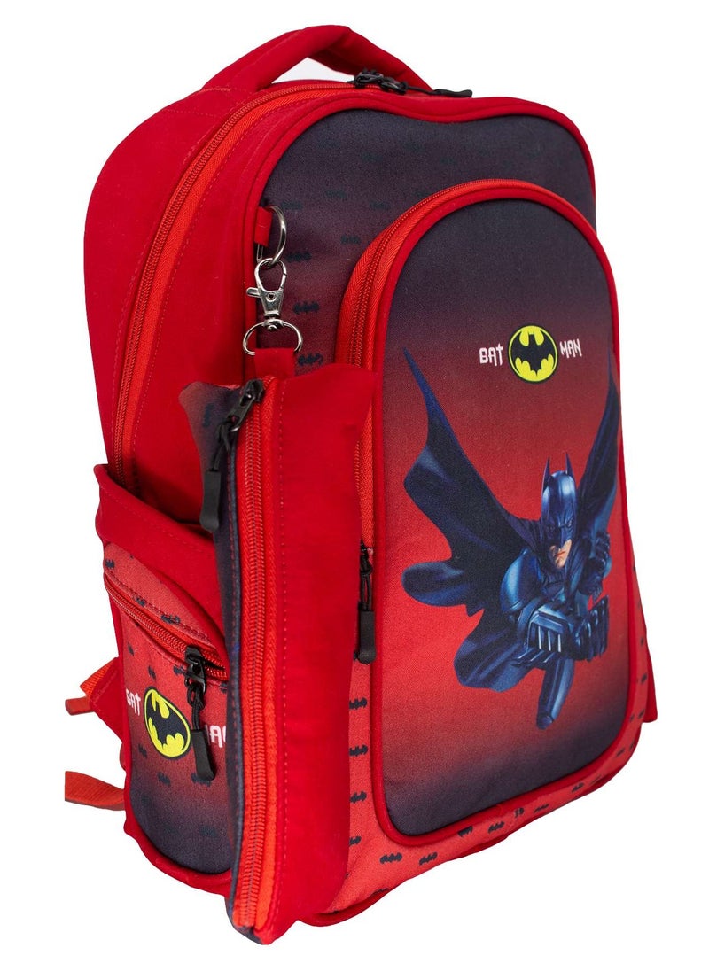 Gharibo Bags - School backpack model 13 BatMan1 - Image 1