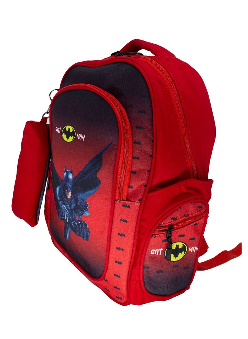 Gharibo Bags - School backpack model 13 BatMan1 - Image 1