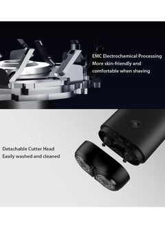 Xiaomi Mijia Electric Shaver 2 Floating Head Waterproof Wet Dry Razor Double Ring Blade USB Rechargeable Shaving Machine  - Image 5