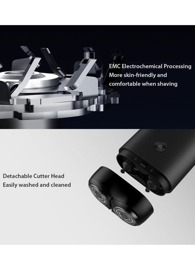 Xiaomi - Mijia Electric Shaver 2 Floating Head Waterproof Wet Dry Razor Double Ring Blade USB Rechargeable Shaving Machine - Image 1