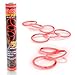 Fun Central 8 Glow Stick Bracelets Bulk 50 Pack for Halloween Parties TrickorTreat Safety Haunted Houses Parades Nighttime Celebrations Red - Image 3
