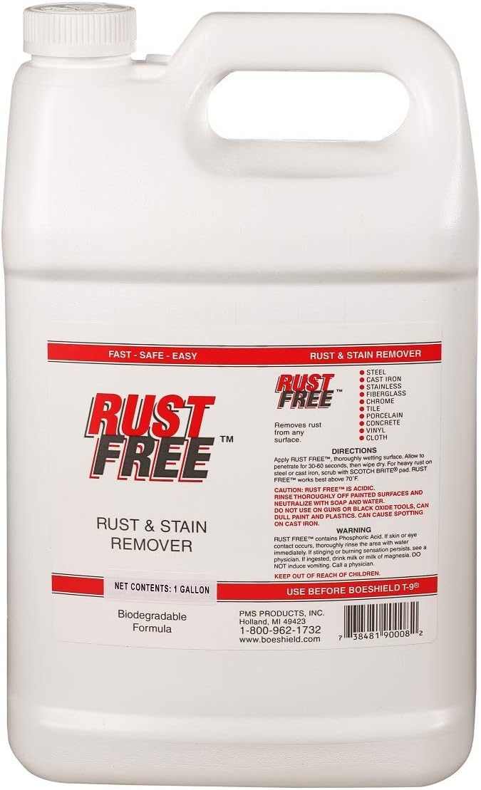 Boeshield RustFree Rust and Stain Remover, 1 gallon - Image 1