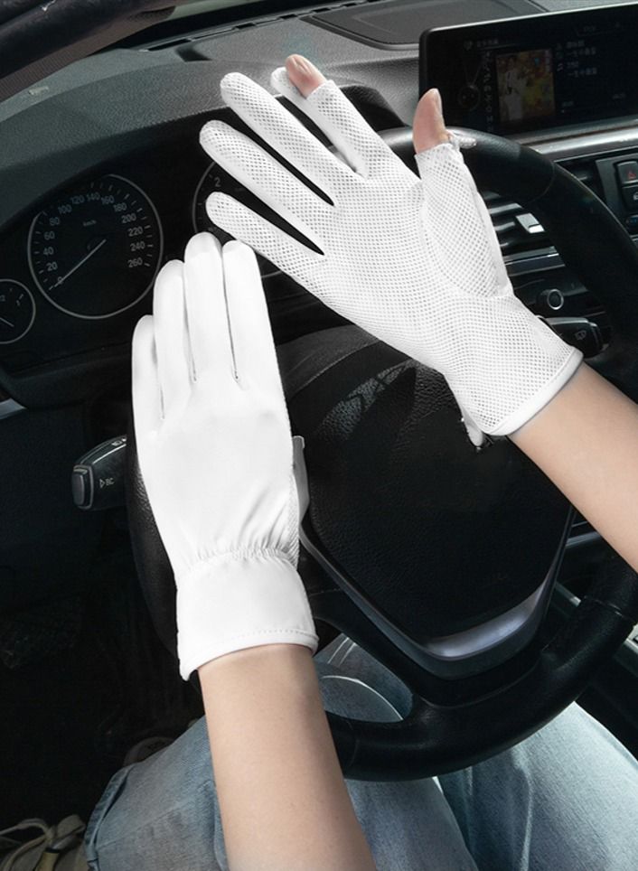 Generic Women's Driving Gloves UV Protection Summer Sun Protection Gloves - Image 3