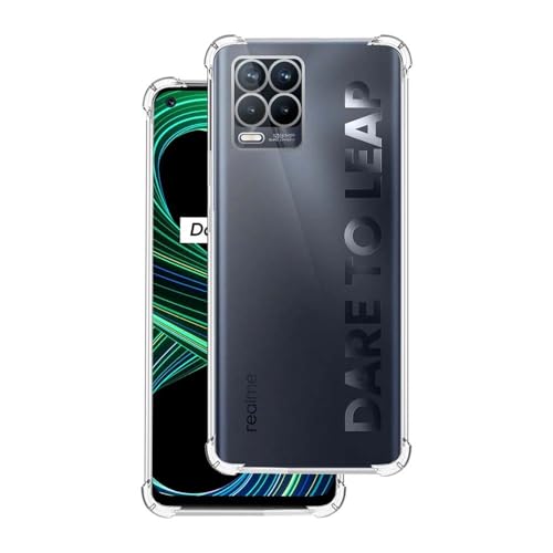 7-Seven 7SEVEN® Back Cover for Realme 8 | 8 Pro Transparent Mobile Back Case Shock Proof Design Camera Edges Protection Crystal Clear Phone Case Silicon Soft TPU and Flexible Bumper Phone Cover - Image 1
