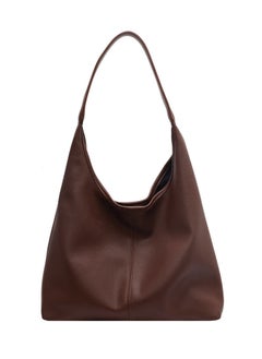 Women's shoulder bag Textured leather coffee brown texture inside with small bag daily commute - pzsku/ZA8B0C29205E38DB20E50Z/45/_/1729593919/0dfb99ff-b2d0-43a6-8484-1273faf5e99e