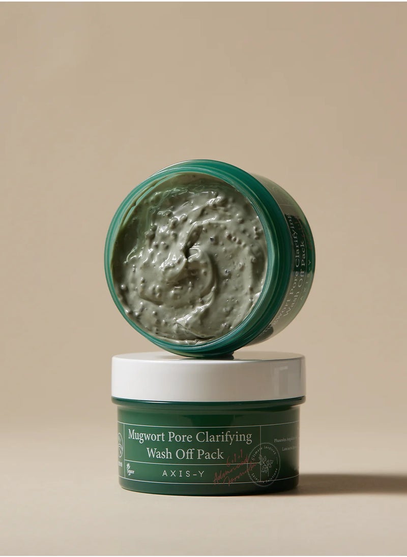AXIS-Y AXIS-Y Mugwort Pore Clarifying Wash Off Pack 100ml  - Image 2