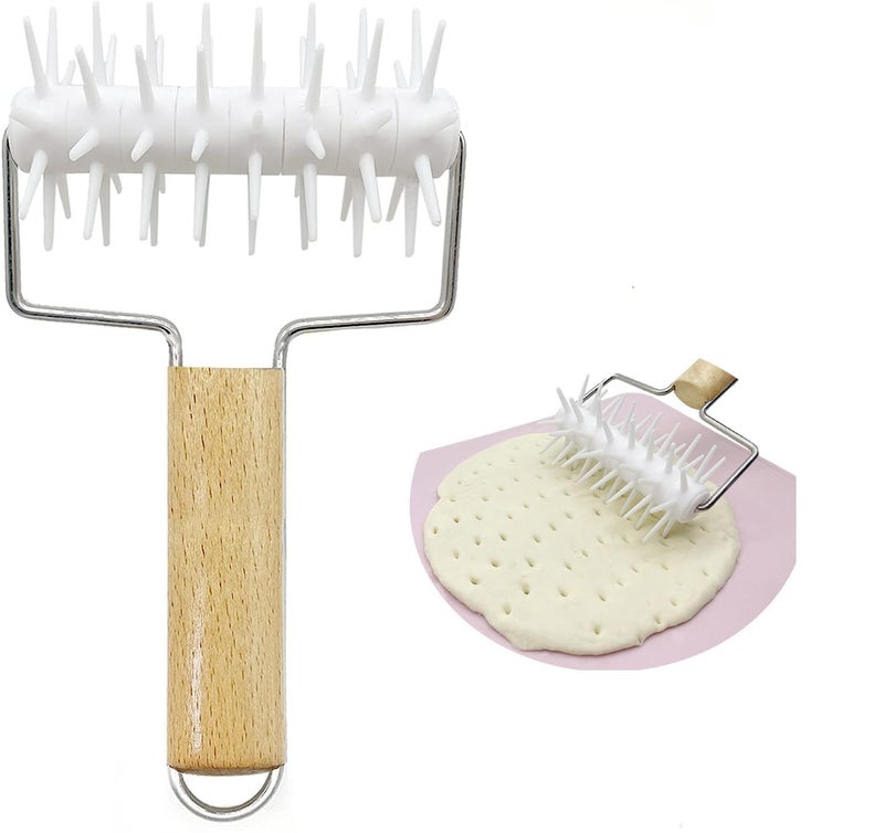 PAUL SONS Hospitality Pizza Dough Docker Wheel Wooden Handle Pizza Dough Tools Craft for Dough Cookie Pie Pizza Bread Size : 8" (Pack of 1Pc) - Image 5