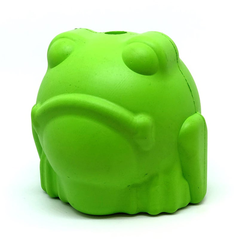 SodaPup MuttsKickButt Bullfrog Durable Dog Treat Dispenser Chew Toy Made in USA from NonToxic Pet Safe Food Safe Natural Rubber for Mental Stimulation Problem Chewing Calming Nerves More - Image 2