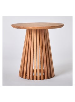 Home Box Dolce Round Solid Wood End Table 50 x 50 cm  - Image 1