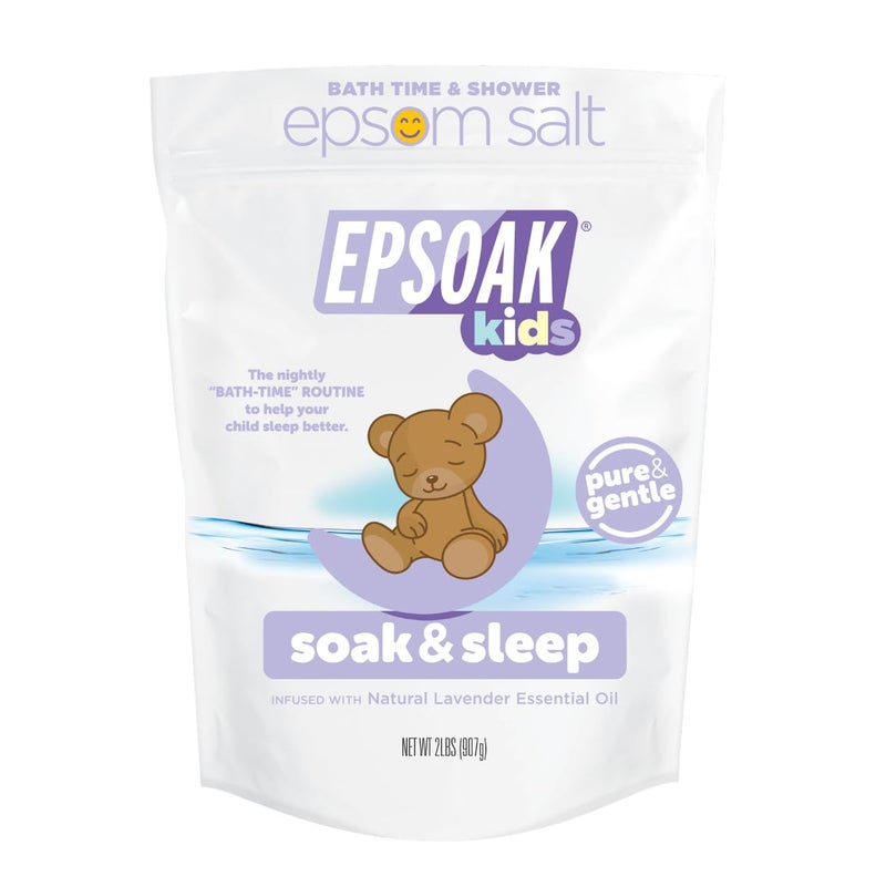 Epsoak Kids Lavender Soak & Sleep Epsom Salt - 2 lb. Bag - Image 1