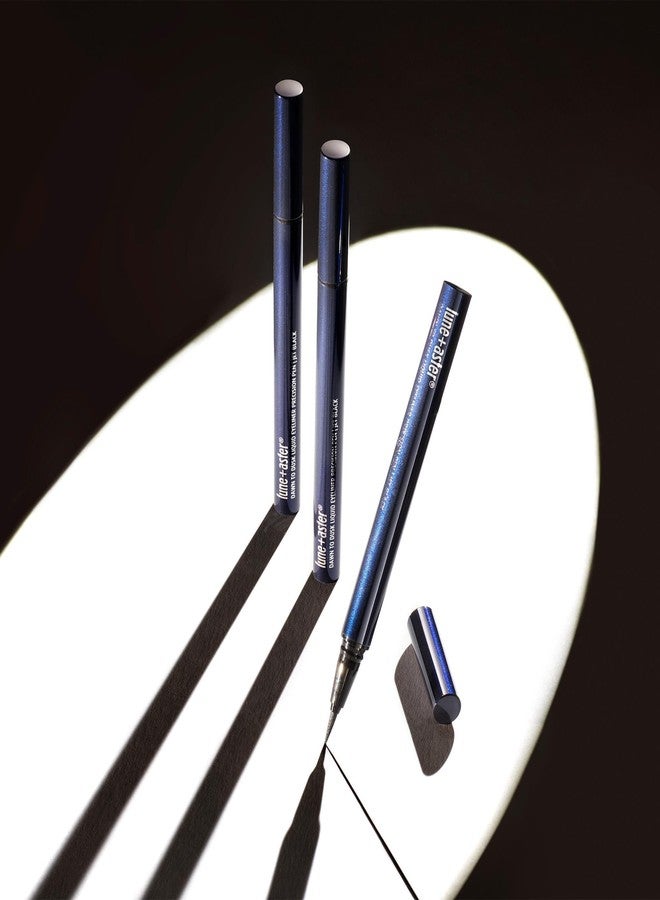 Lune+Aster Liquid Eyeliner Precision Pen | Quick-Drying, Jet Black, Smudge-Proof Liquid Eyeliner Felt-Tip Pen - Image 4