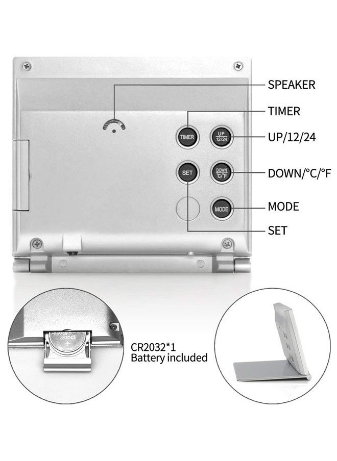 Digital Travel Alarm Clock With Backlight