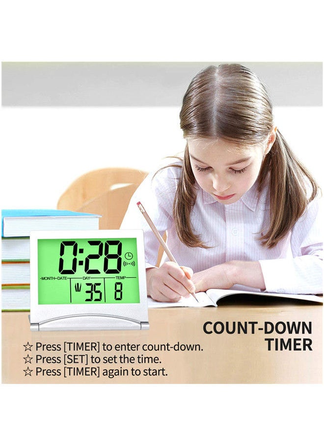 Digital Travel Alarm Clock With Backlight