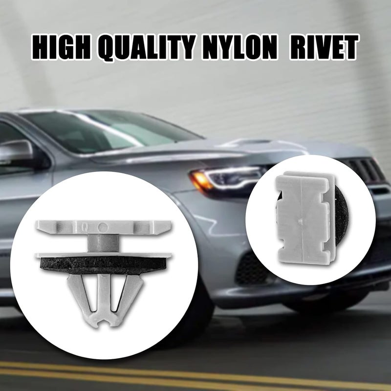 Gistilli 20pcs Rocker Fender Exterior Trim Molding Clip Compatible with Jeep Grand Cherokee Compass 68172491AA 68271803AA 68395627AA Easy clean surface - Image 5