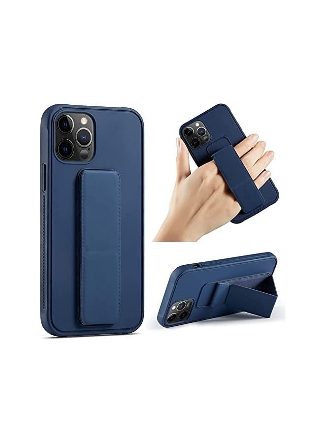 erorex Case Cover Compatible with iPhone 12 pro max Magnetic Car Mount Kickstand and holder, Premium Silicone Vertical and horizontal Hand Strap, and Grip with multi-stand  - Image 1