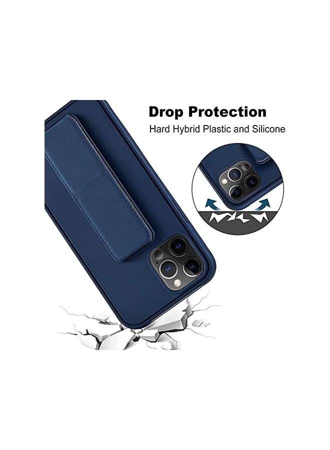 erorex Case Cover Compatible with iPhone 12 pro max Magnetic Car Mount Kickstand and holder, Premium Silicone Vertical and horizontal Hand Strap, and Grip with multi-stand  - Image 4