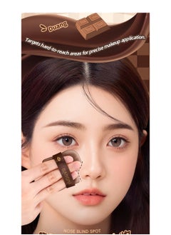 Bangna 6-Piece Chocolate Makeup Sponge Set - Perfect for All Makeup Looks, Multi-Functional Set Includes Velvet Powder Puff, Fingertip Sponge, and Air Cushion Puff for Wet and Dry Use  - Image 3