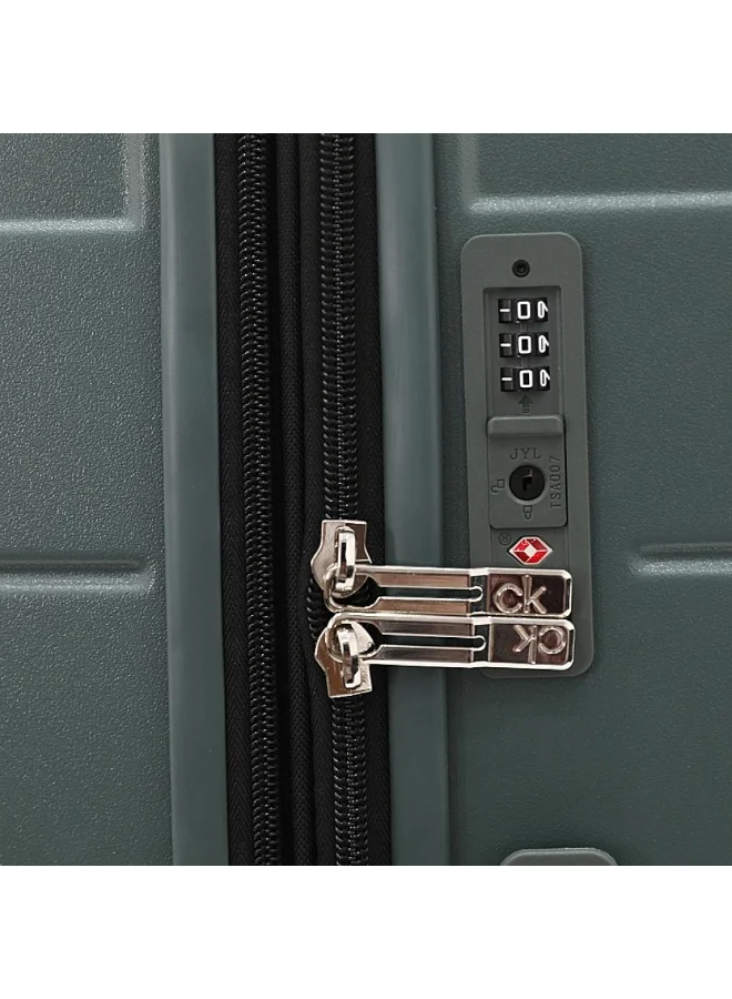 CALVIN KLEIN Palisades Hardside Luggage on Wheels for Unisex | Ultra Lightweight ABS on with Spinner Wheels 4 Color SAGE