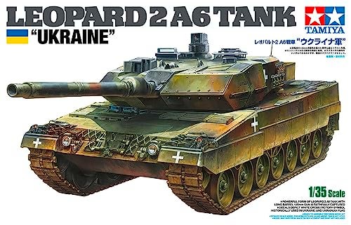 Tamiya Kampfpanzer 25207 135 BW KPz Leopard 2 A6 3 Ukr Model Plastic Assembly Tank kit - Image 1