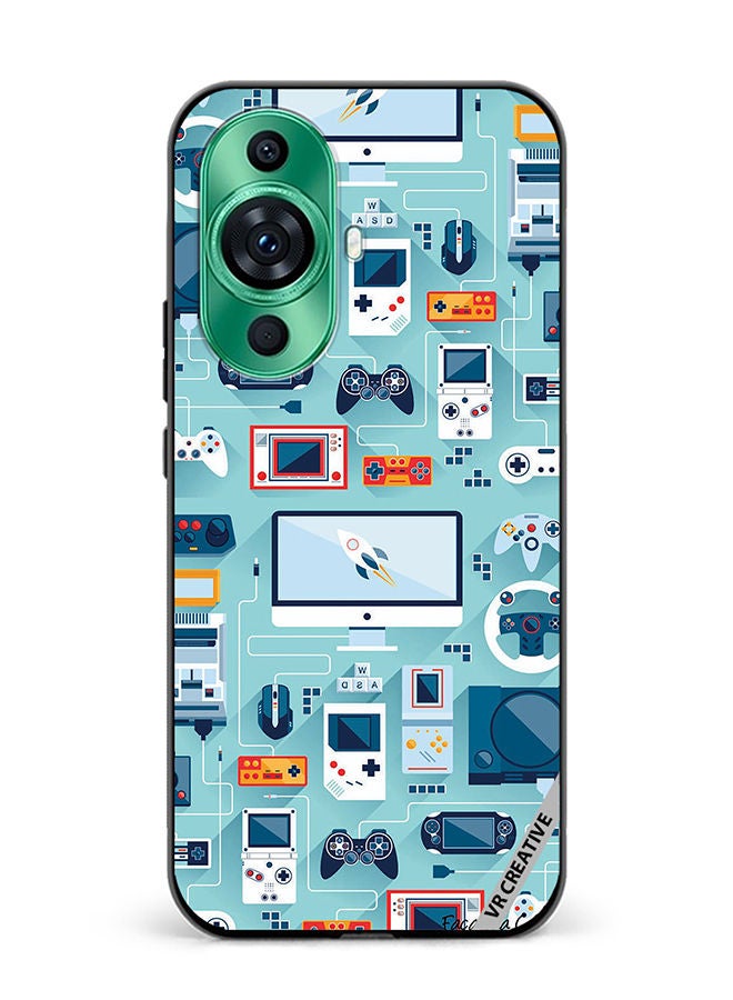 VR CREATIVE Protective Case Cover For Huawei nova 11 Pro Ps 5 Remote Controls Design Multicolour - Image 1
