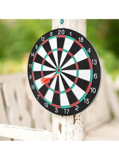 Gonice Target Shooting Game with Darts, 44 cm Diameter Double Sided Darts Game for Office, Set with 6 Ultra Accurate Darts with Steel Tip for Office, Bar, Home, Outdoor  - Image 5