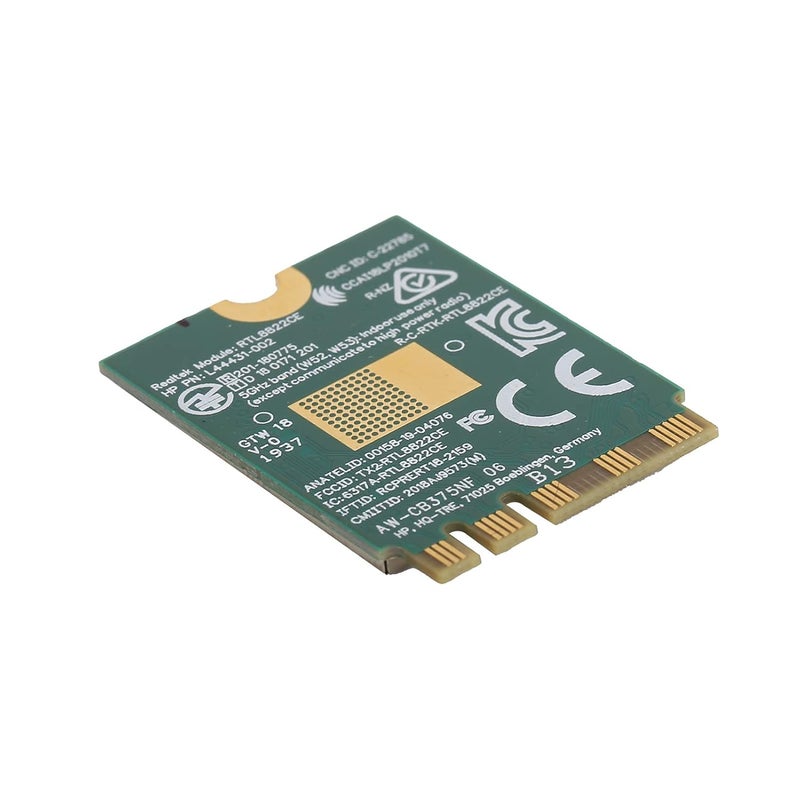 5.0 M.2 NGFF Wireless Network Card 802.11ab/gn/ac for RTL8822CE, Green Board 1pc - Image 4