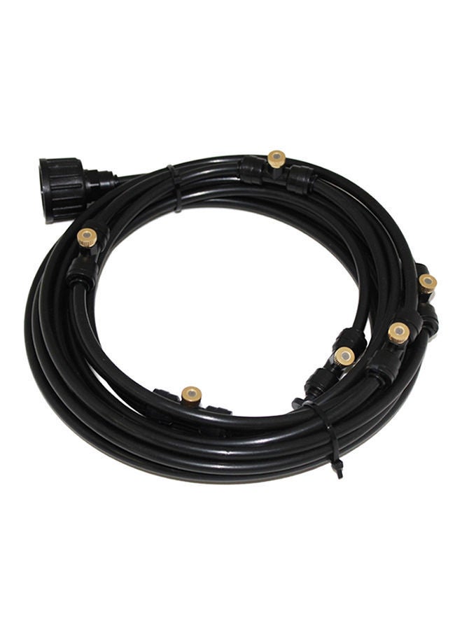 NIBEMINENT Watering Line Misting Cooling System Black 12meter 