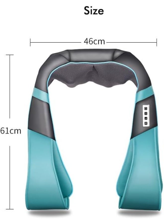 مدلك كهربائي للرقبة والظهرو كامل الجسم محمول لتخفيف آلآم العضلات، للاستخدام المنزلي، المكتب - Image 2