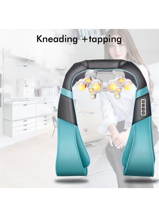 مدلك كهربائي للرقبة والظهرو كامل الجسم محمول لتخفيف آلآم العضلات، للاستخدام المنزلي، المكتب - Image 3