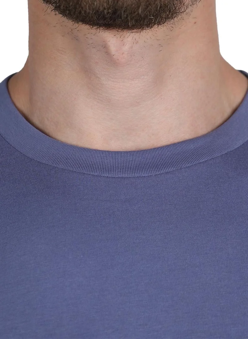 GIORDANO  Men's Slim Fit Cotton Signature Print Tee for Men | Best Price UAE