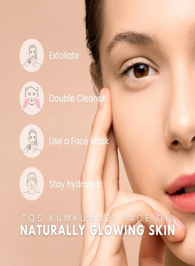 TQS Advanced Kumkumadi Face Glowing Oil 30ml and Anti-Pigmentation Cream 50g Set, Reduces Hyperpigmentation - Image 5