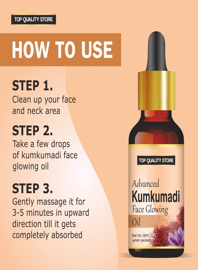 TQS Advanced Kumkumadi Face Glowing Oil 30ml and Anti-Pigmentation Cream 50g Set, Reduces Hyperpigmentation - Image 4