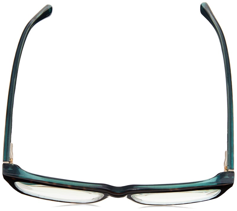 Kate Spade New York Women's Kate Spade Female Optical Style Dollie Rectangular Reading Glasses, Havana Blue/Demo Lens, 53mm, 15mm + 1.5 - Image 4