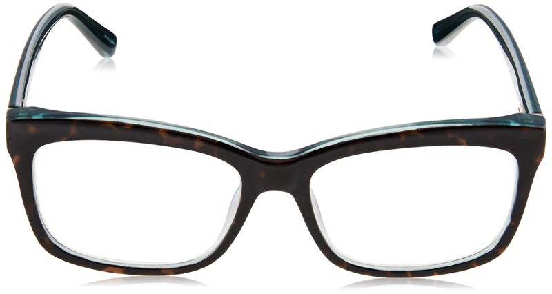 Kate Spade New York Women's Kate Spade Female Optical Style Dollie Rectangular Reading Glasses, Havana Blue/Demo Lens, 53mm, 15mm + 1.5 - Image 2