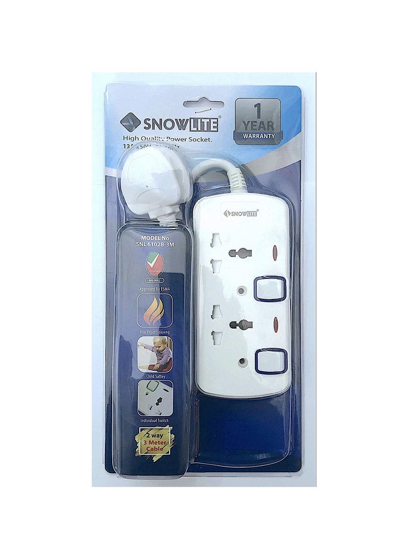RACO RACO Snowlite 2 Way 3 Meter Extension Cord Universal  - Image 1