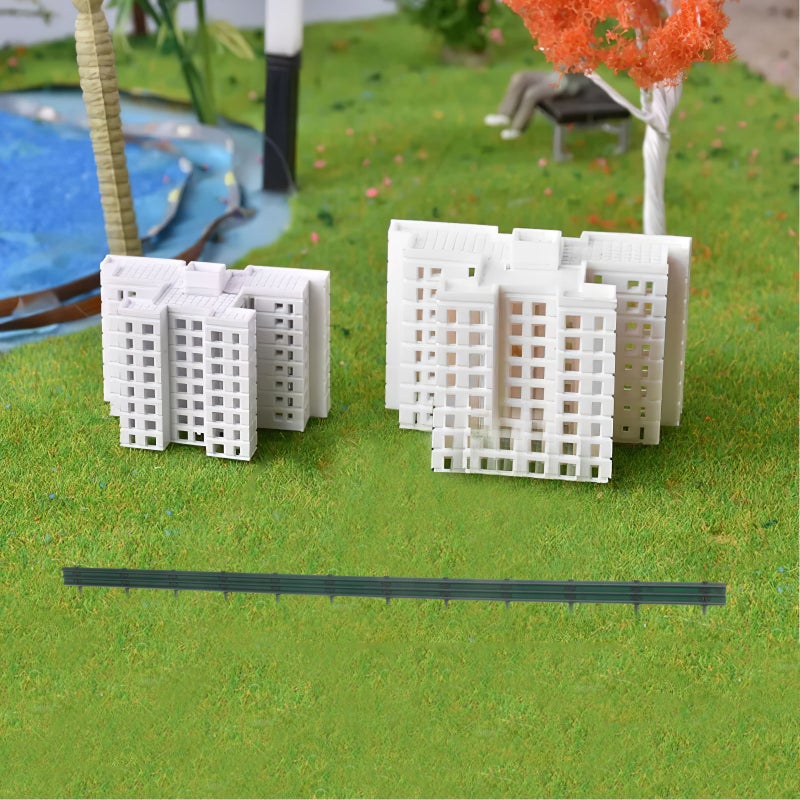 6pcs Landscape Road Barrier Craft Model For Sand Diorama And Miniature Railway Scene Decoration Diy Accessory For Scenic Layouts - Image 5