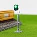Evemodel JTD873GR 3PCS Model Railroad Train Signals 2Lights Block Signal HO Scale 12V GreenRed Traffic Lights for Train Layout New - Image 3