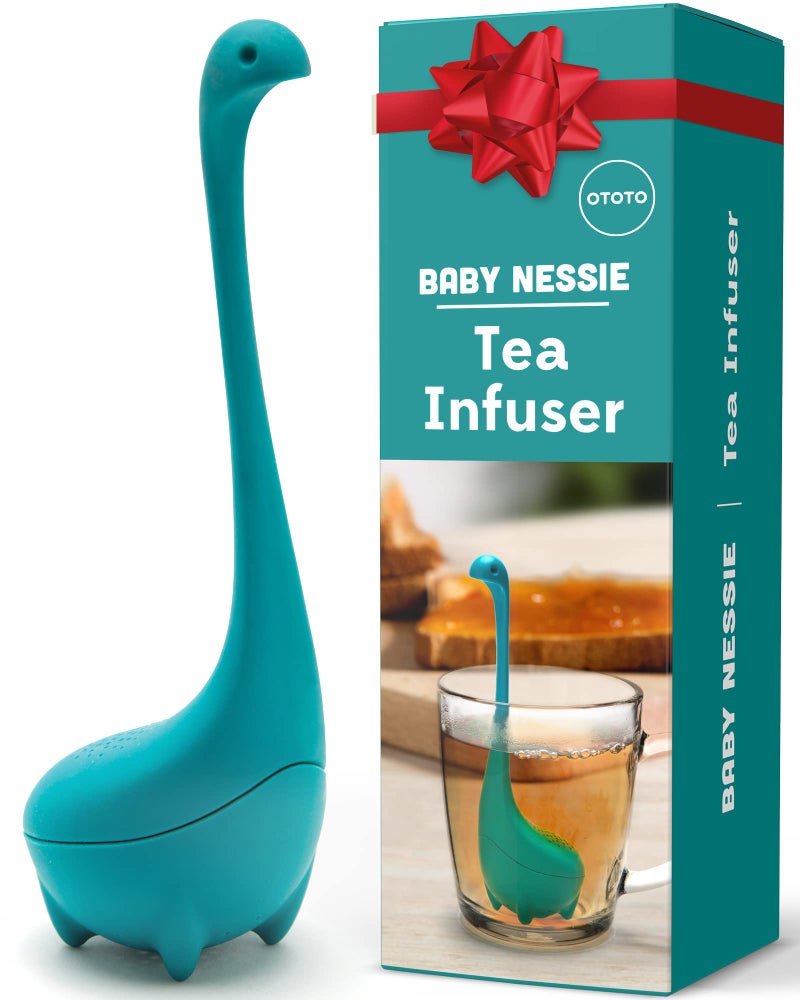 OTOTO Cute Tea Infuser by OTOTO - Loose Leaf Tea Steeper, Tea Accessories, Tea Diffusers, Tea Infuser for Loose Leaf Tea, Tea Strainers, Cute Gifts, Tea Gift Set, Kitchen Gifts, Cooking Gadgets - Image 1