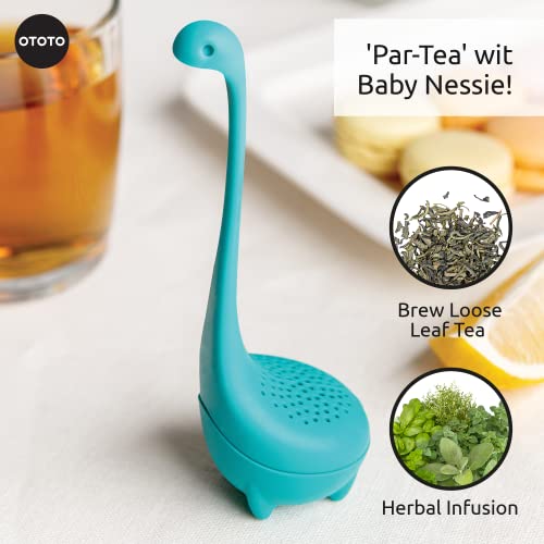 OTOTO Cute Tea Infuser by OTOTO - Loose Leaf Tea Steeper, Tea Accessories, Tea Diffusers, Tea Infuser for Loose Leaf Tea, Tea Strainers, Cute Gifts, Tea Gift Set, Kitchen Gifts, Cooking Gadgets - Image 3