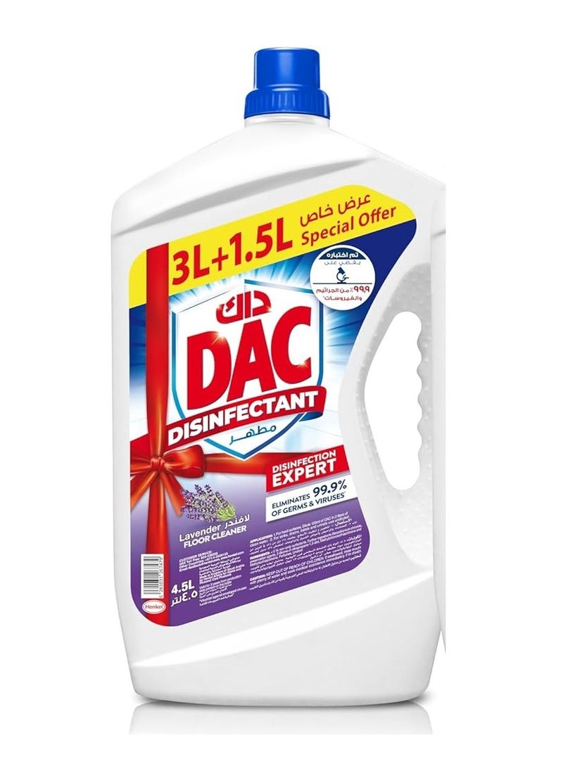 Dac - Disinfectant Lavender Floor Cleaner 4.5 L - Image 1