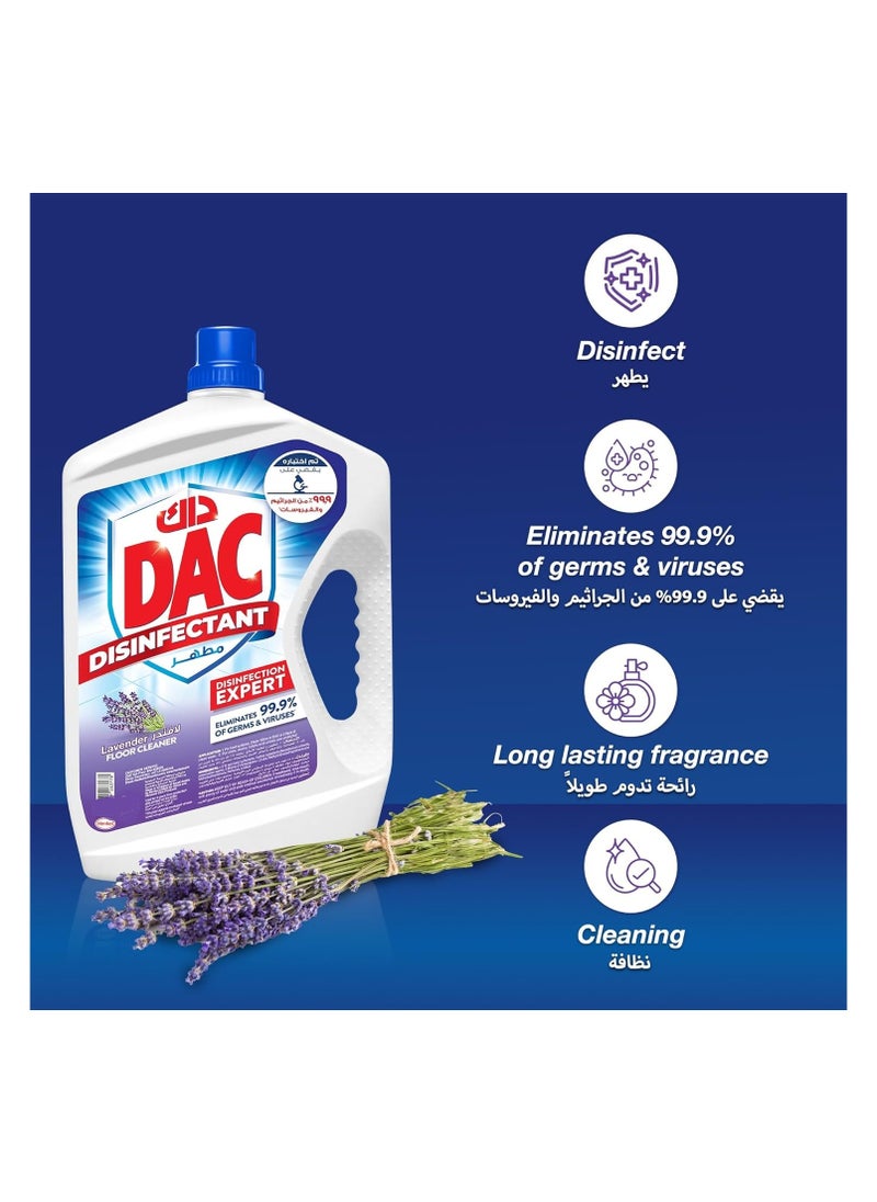 Dac - Disinfectant Lavender Floor Cleaner 4.5 L - Image 1