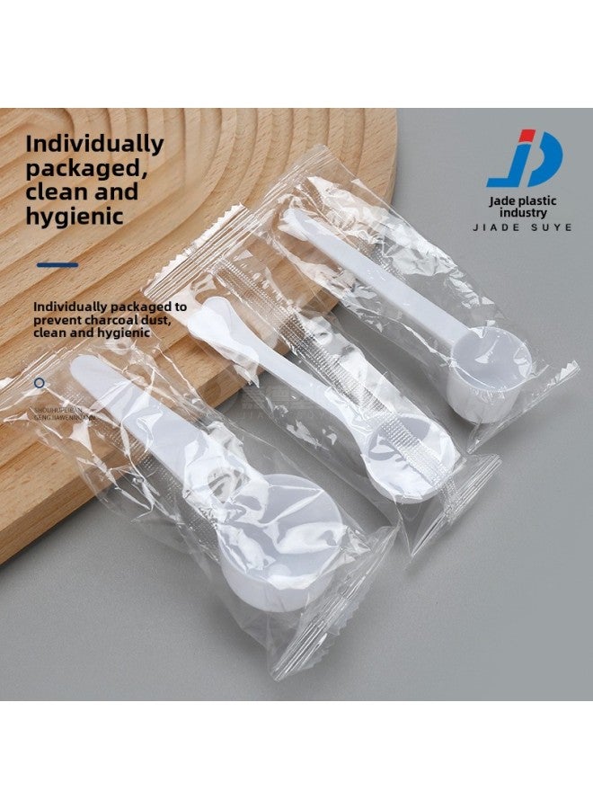 Plastic Spoon 1-15g Independent Packaging Protein Powder Spoon Noto Ginseng Powder With Holes Quantitative Spoon 10g Disposable Milk Powder Spoon-Specifications:1g Short Handle - Image 5